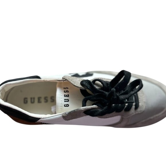 Men's GUESS Adax Sneaker-Size 9-Suede & Canvas Top-Lace Up-In Great Shape - Picture 4 of 11